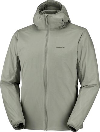 Salomon Mountain Flex Jkt Hd - Heren - Sport - Grijs - Maat: XL Polyamide