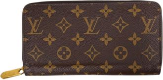 Louis Vuitton Monogram Brown Monogram Long Wallet (Bi-Fold) (Pre-Owned)