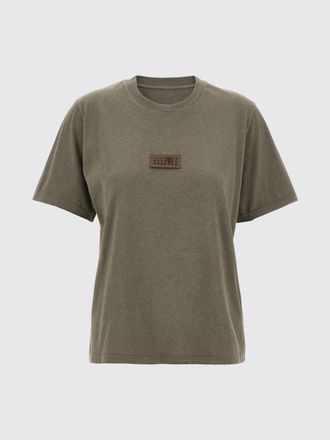 Maison Margiela T-shirt in cotone con logo Mm6 Maison Margiela