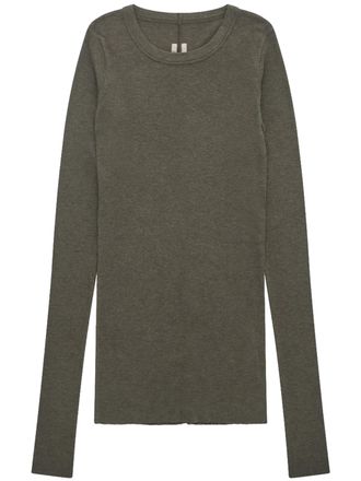 Rick Owens Green Ls T-Shirt Round-Neck Top