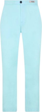 Paul & Shark Casual Straight Pants - Heren - Chinos - Blauw - S - Polyester - Broeken
