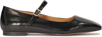 Kazar Leren pumps met vierkante neus - Dames - Ballerinas - Zwart - 36 EU - Leer - Schoenen