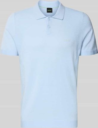 HUGO BOSS Poloshirt mit Logo Detail in Aqua, Gr&ouml;&szlig;e XXXL