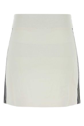 Autry Womens White Knit Mini Skirt Knitwhite Exterior: Viscose Nylon Gonne