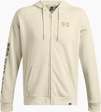 Under Armour Mens Pr FulL-Zipullover Hoodyy - Brown - Size: 36