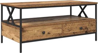 vidaXL Vidaxl - Mesa de Café Madera vieja 100 x 51 x 45 cm Madera contrachapada