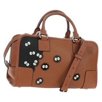 Loewe Pre-owned Hand Bag - Dames - Vintage Handtas - Bruin - ONE Size - Leer - Vintage