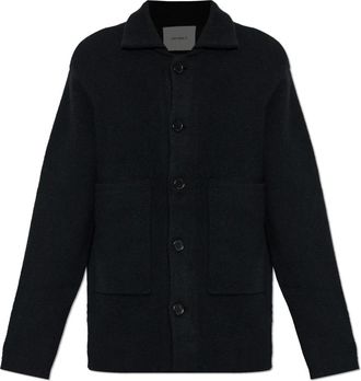Lisa Yang Louis Cardigan - Heren - Cashmere truien - Zwart - XL - Kasjmier - Truien & Vesten