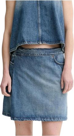 Won Hundred Falda vaquera - Skirts - Mujer - Azul - S