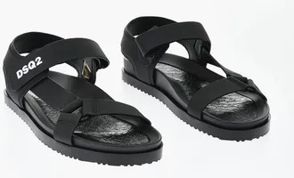 Dsquared2 Leather Sandals With Contrast Monogram size 40