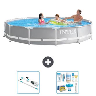 Intex Piscina Prism Frame Redonda - 366x76 Cm - 5-piezas S22482