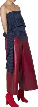 Aperlai Aphid London Lassie Leather Culottes Size S