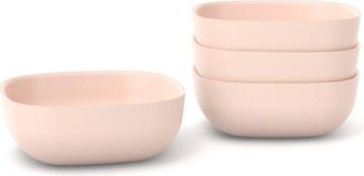Ekobo Square Cereal Bowl - Set of 4 in Blush at Nordstrom