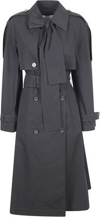 Burberry The Kensington Trench Coat - Dames - Trenchcoats - Zwart - XS - Katoen - Jassen