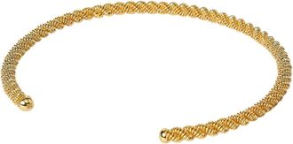 Federica Tosi Spiraal Choker met gouden plating - Dames - Kettingen - Geel - ONE Size - Accessoires