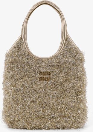 Miu Miu Borsa a tracolla Ivy in lurex - MIU MIU - gender_Woman