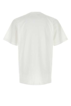 Moschino Mens White Cotton T-Shirt Fantasiabianco Exterior Exterior: T-shirts And Polos