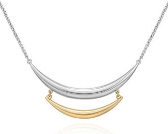 Vince Camuto Two-Tone Crescent Bar Pendant Necklace at Nordstrom Rack