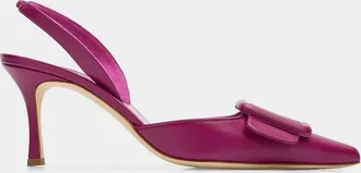 Manolo Blahnik Maysli 70MM Slingback Pumps