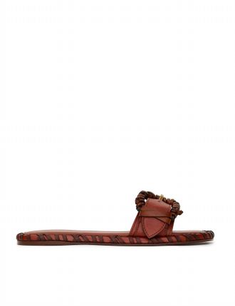 Zimmermann Womens Alchemy Buckle Slides In Siena