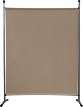 Quick-Star Quick-star - Paravent 150 x 190 cm Stoff Raumteiler Groß Stellwand Trennwand Balkon Sichtschutz Beige