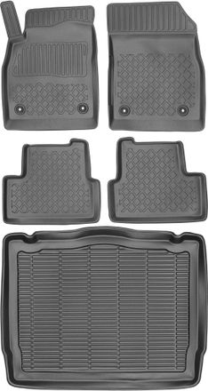 OEM Juego De Alfombrillas Para Coche Y Maletero Para Opel Astra Iv J Hatchback (2009-2015)
