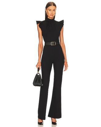 Amanda uprichard black jumpsuit clearance