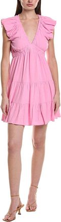 Saltwater Luxe Solid Linen-Blend Mini Dress