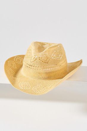 Anthropologie Straw Rancher Hat