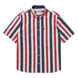 Carhartt Work in Progress Short Sleeve Shirt - Heren - Korte mouwen Overhemden - Veelkleurig - S - Overhemden