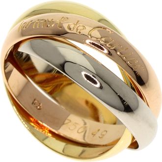 Cartier Yellow Gold (18K) Pink Gold (18K) White Gold (18K) Band Ring (Pre-Owned)