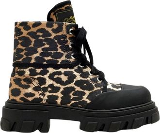 Ganni Lace-up Boots - Dames - Veterlaarzen - Veelkleurig - 37 EU - Schoenen