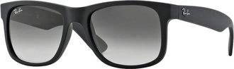 Ray-Ban Justin Zonnebril - Heren - Zonnebrillen - Zwart - 55 MM - Nylon - Accessoires