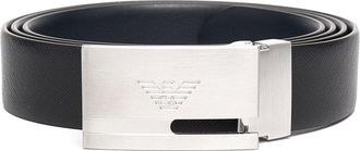 Emporio Armani Leather belt with logo