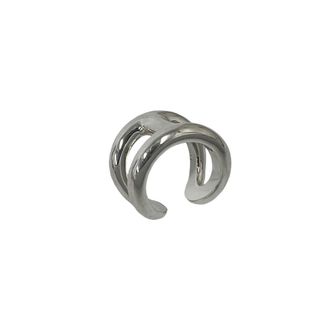 Herm&egrave;s Silver Silver 925 Band Ring (Pre-Owned)