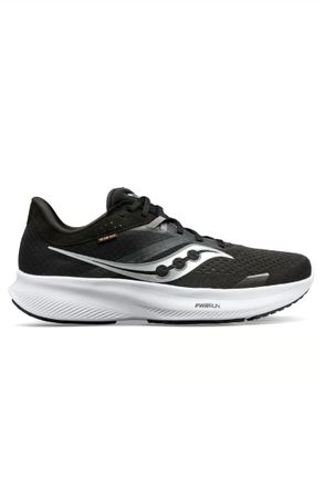 Saucony Mens Ride 16 Road Running Shoes In Black White