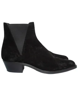 Saint Laurent Mens Suede Paris Dakota Suede Chelsea Boot (Authentic Pre- Loved)
