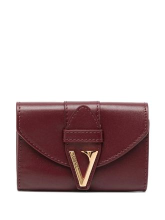 Versace V-plaque wallet - Rood