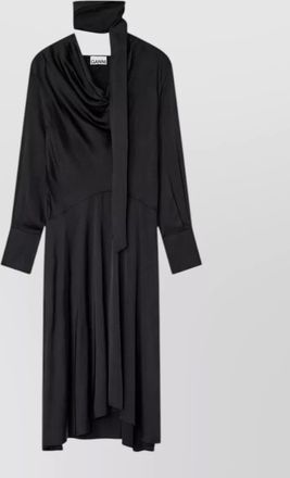 Ganni regular-fit midi dress