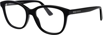 Alexander McQueen Alexander McQueen, Glasses, female, Black, Size: 54 MM Stylish Optical Glasses Am0487O