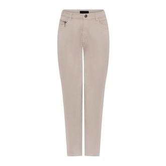 C.Ro Broeken, Dames, Beige, 2Xl, Rechte broek