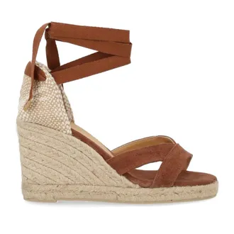 Castaner Wedge Heel - female - Casta&ntilde;er - Wedges - Brown - 5 UK - Shoes