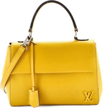 Louis Vuitton Cluny Top Handle Bag Epi Leather BB satchel - Geel
