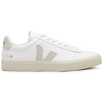 Veja Campo Chromefree Leather Womens Fashion Trainers - White Natural - Size:UK 4.5