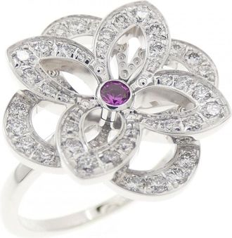 Louis Vuitton White Gold White Gold (18K) Band Ring (Pre-Owned)