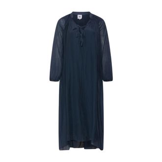 Tiffany & Co. Navy Falula Jurk - Dames - Casual kleedjes - Blauw - Xs/S - Kleedjes