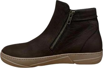 Wolky Centola Enkellaarsjes - Dames - Enkellaarsjes - Bruin - 39 EU - Wol - Schoenen