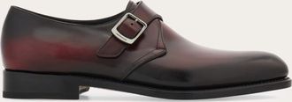 Ferragamo Uomo Single monkstrap Tramezza Rosso Taglia 42.5