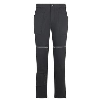 Moschino Modern Lightweight and Durable Trousers - male - Moschino - Straight Trousers - Gray - M - Trousers