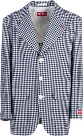 Kenzo Oversized Blazer - Dames - Blazers - Veelkleurig - S - Katoen - Jassen